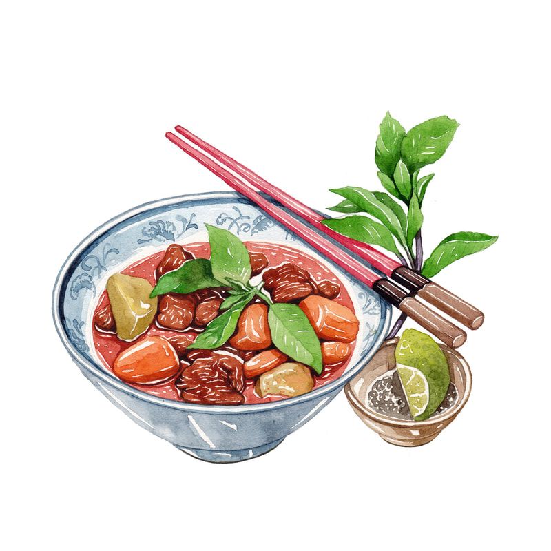 Hủ tiếu bò kho